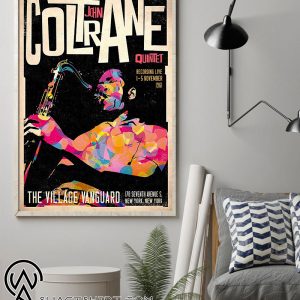 The mecca of jazz john coltrane poster