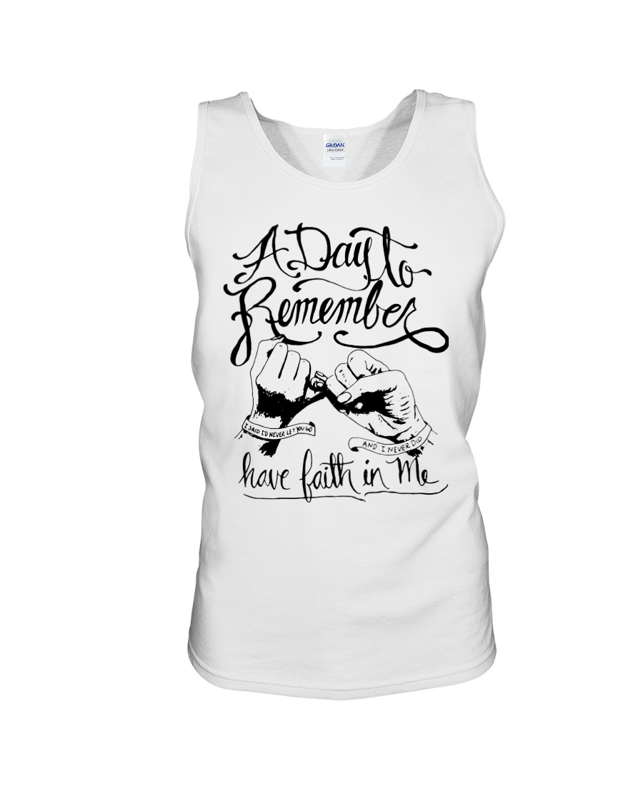 A day to remember have faith in me tank top