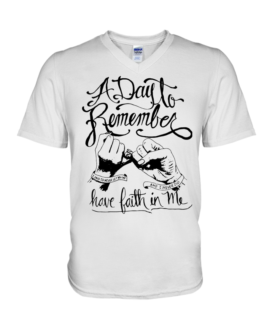 A day to remember have faith in me v-neck