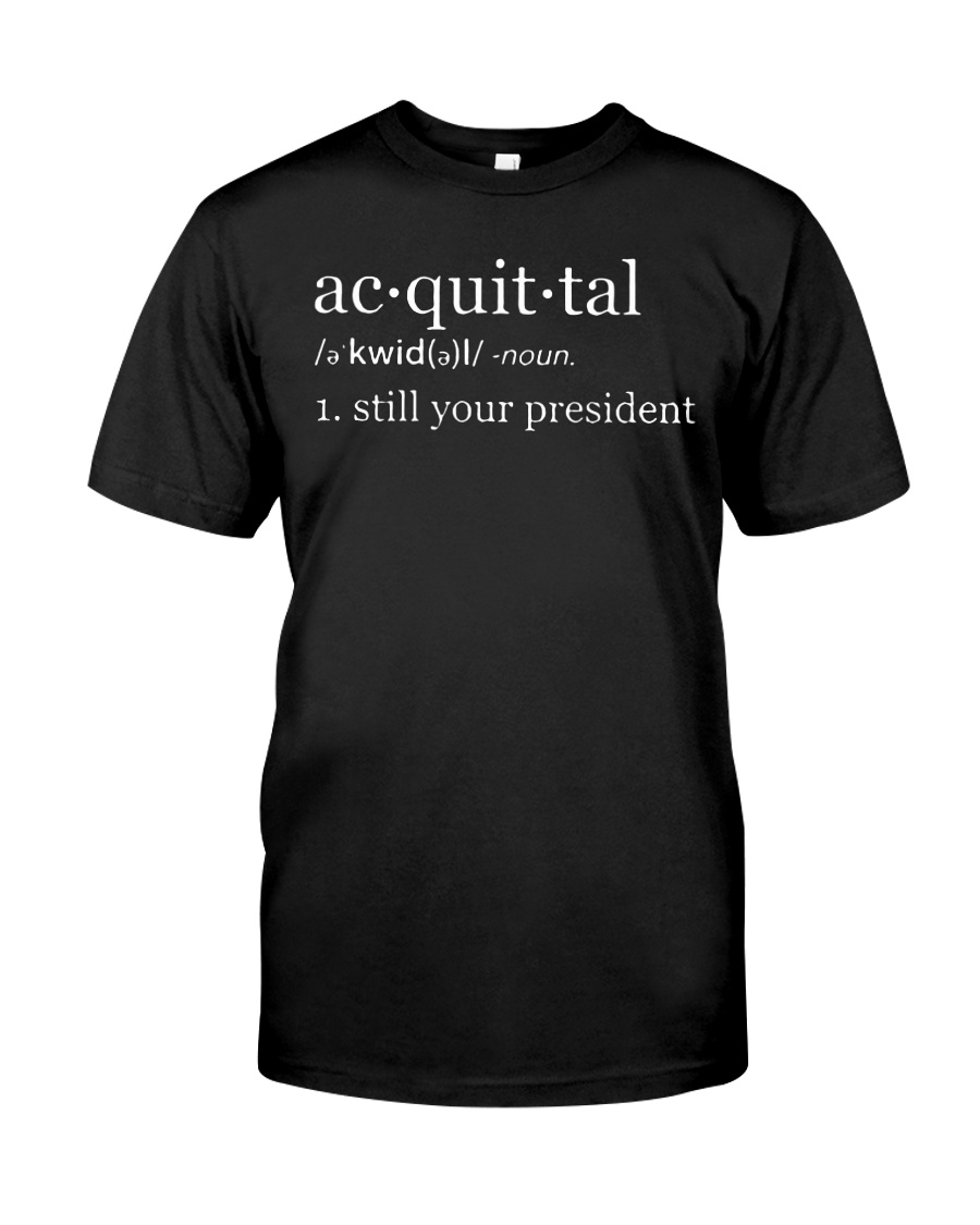 Acquittal definition guy shirt