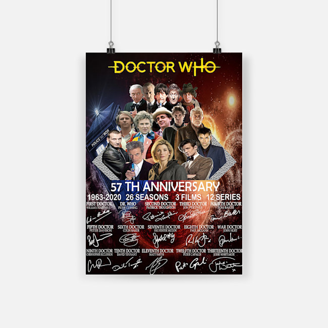 Doctor who 57th anniversary poster 4
