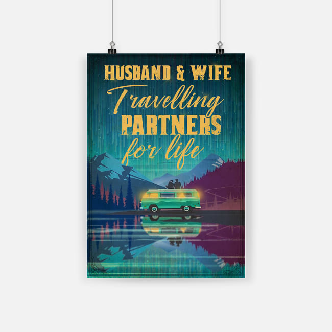 Husband and wife travel partners for life poster 4