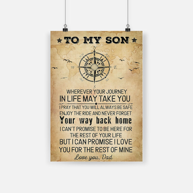 To my son wherever your journey in life may take you poster 2