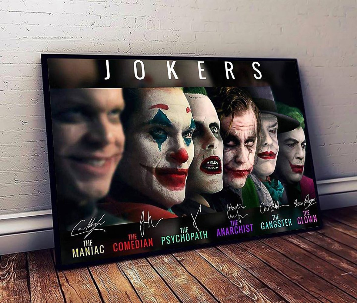 All versions joker signatures poster 2