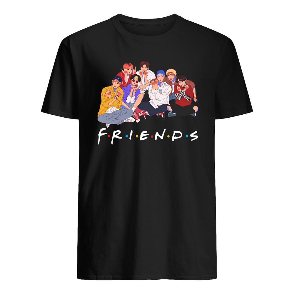 BTS friends tv show mens shirt
