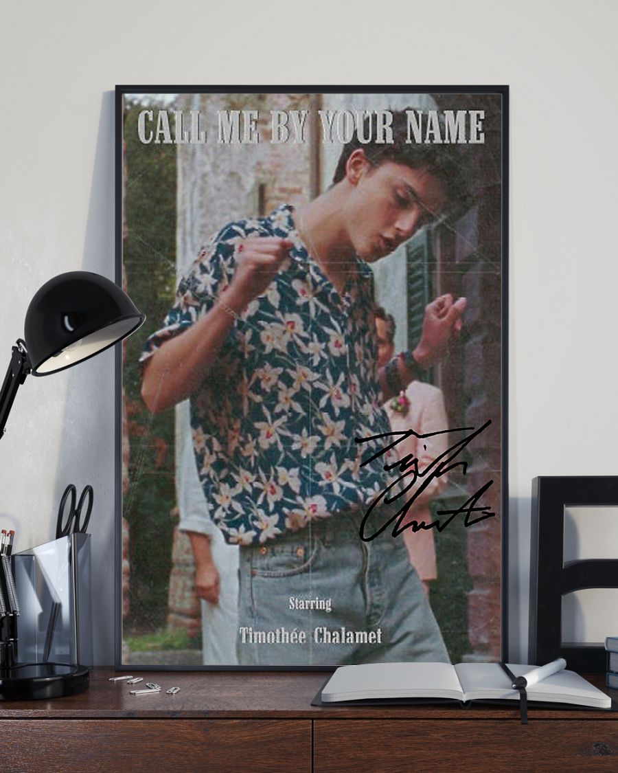 Call me by your name timothee chalamet poster 4