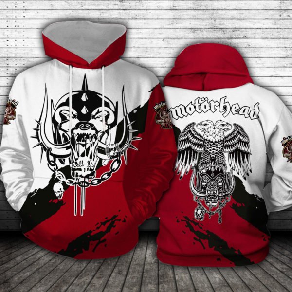 Motorhead logo full printing hoodie 2