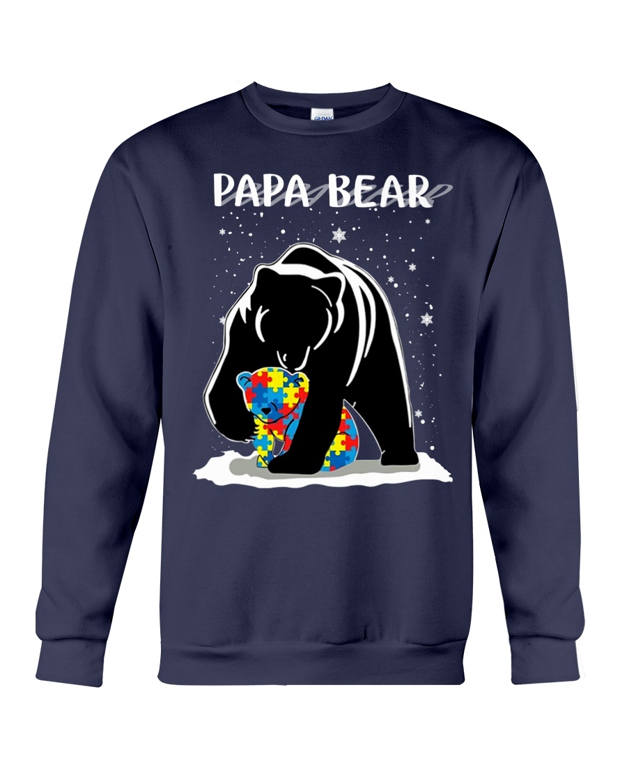 Papa bear autism awareness sweatshirt