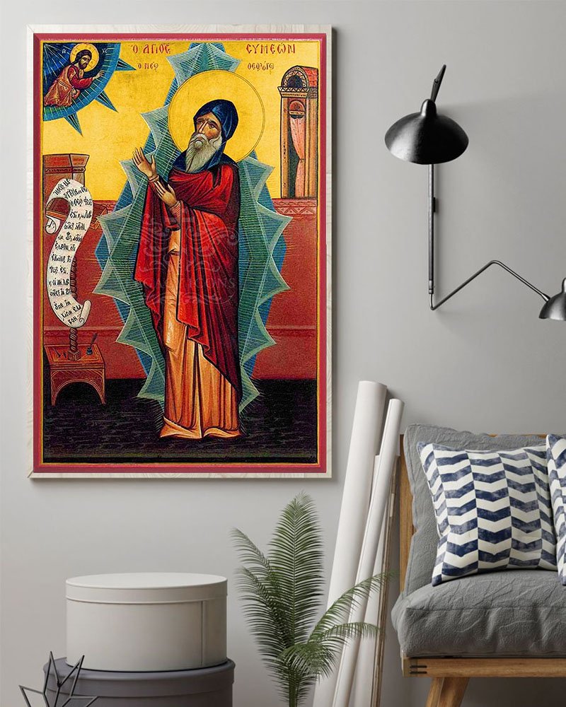 Saint simeon the new theologian poster 2