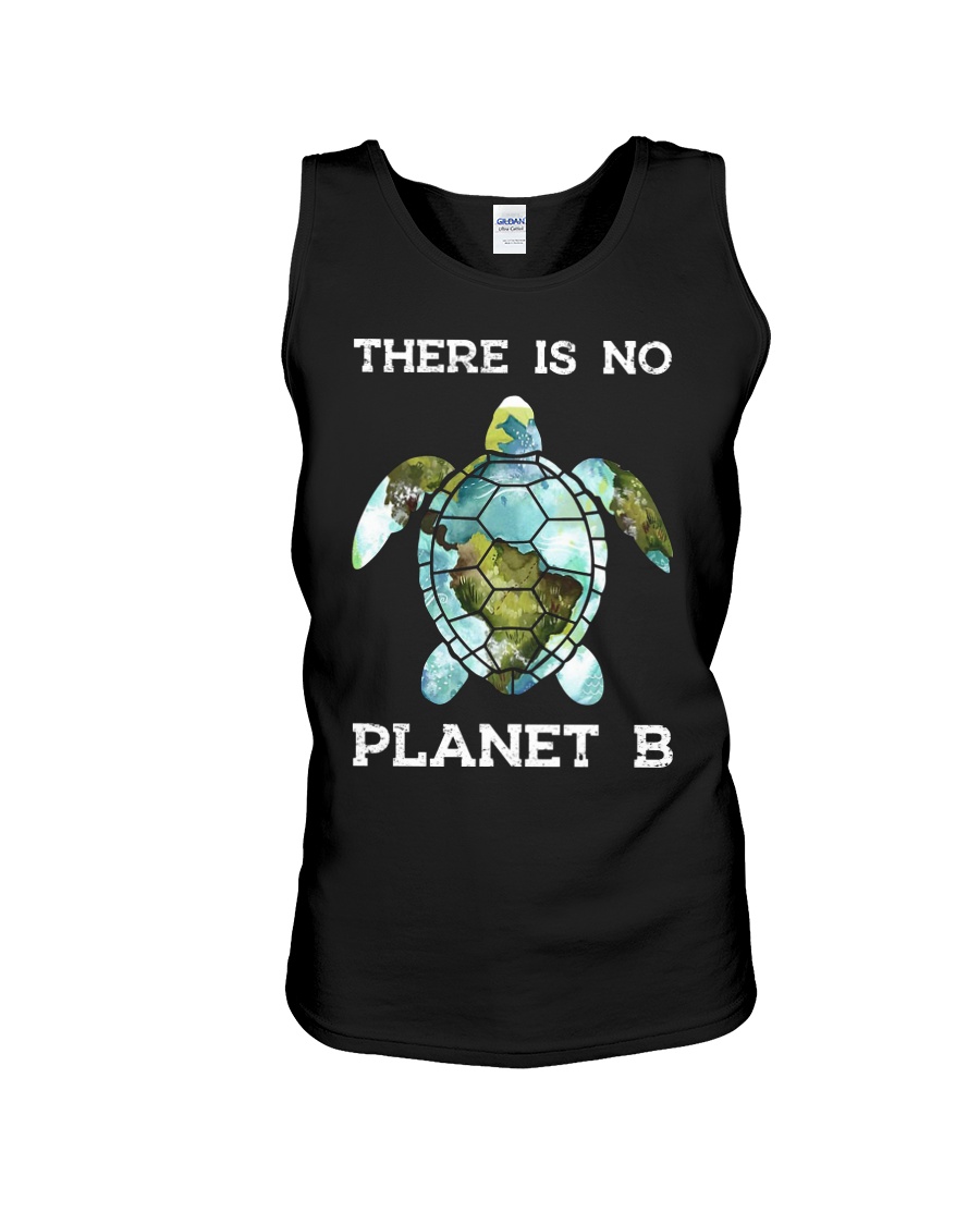 Save the turtles there is no plan b planet tank top