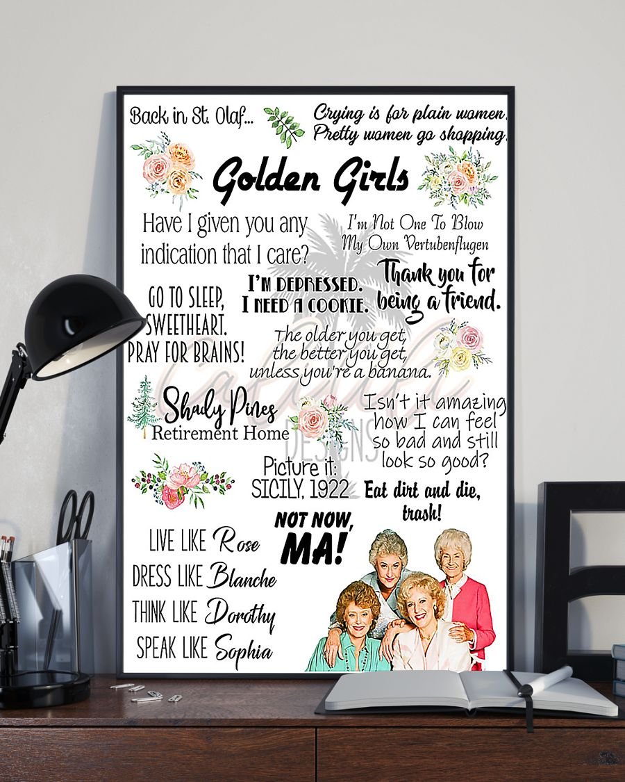 Thank you for being a friend golden girl quotes poster 4