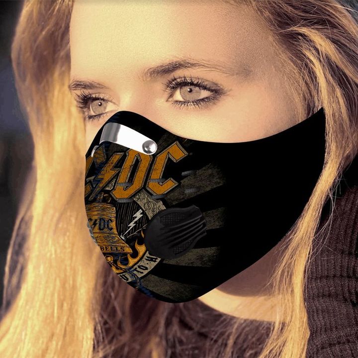 ACDC hells bells filter activated carbon pm 2,5 face mask 1