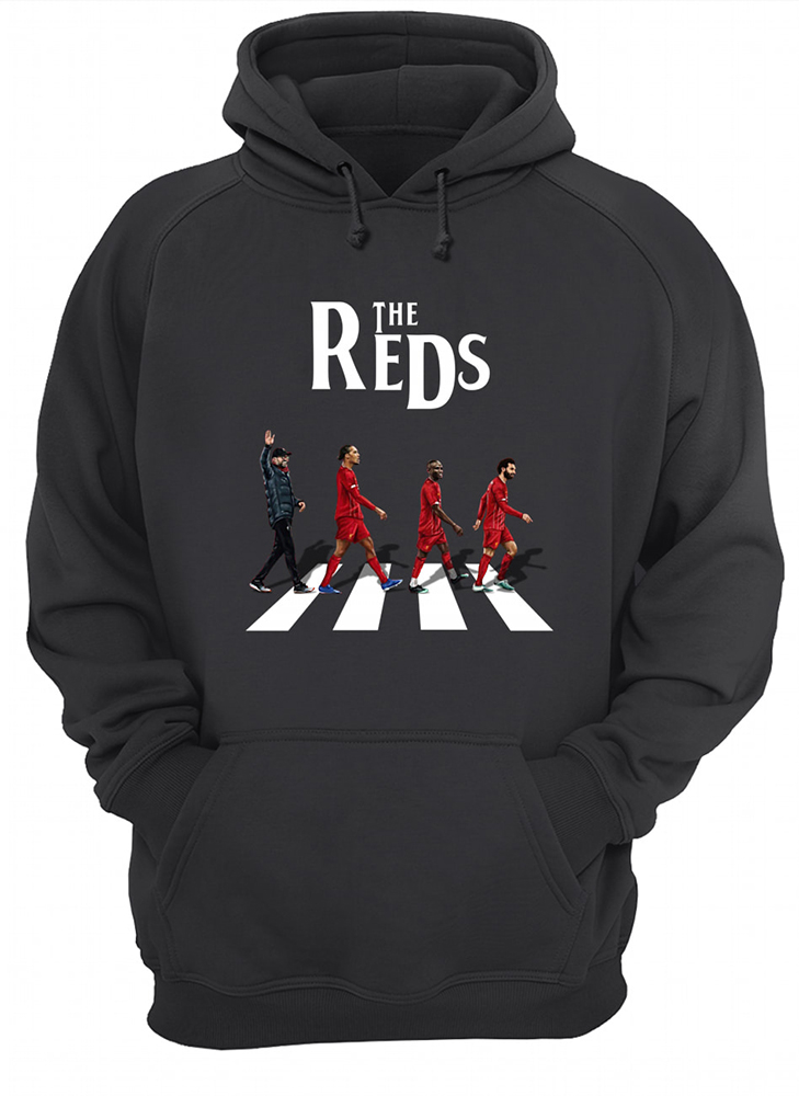 Abbey road the reds liverpool fc hoodie