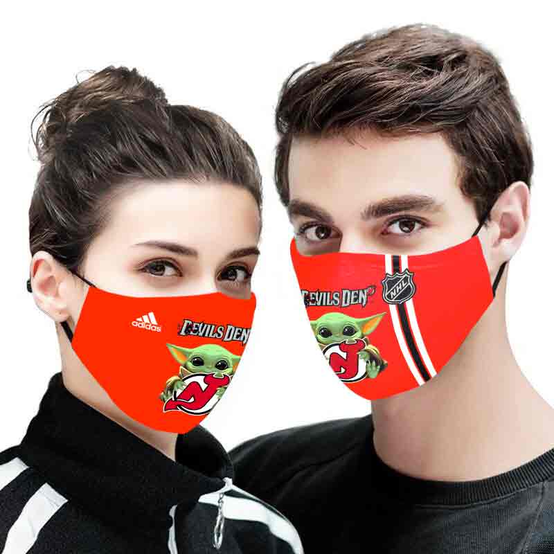 Baby yoda devils den full printing face mask 4