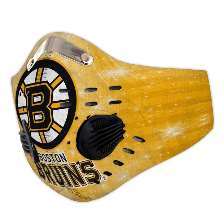 Boston bruins filter activated carbon face mask 1