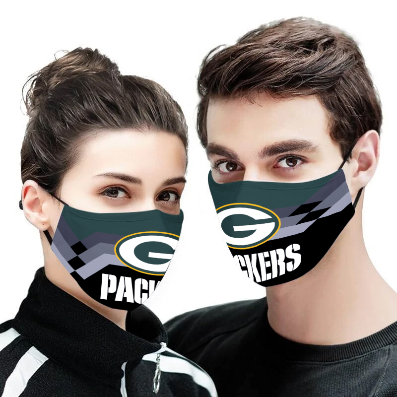 Green bay packers full printing face mask 1