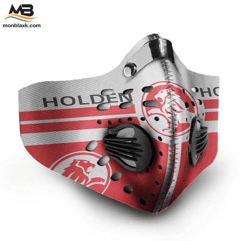Holden logo filter activated carbon face mask 2