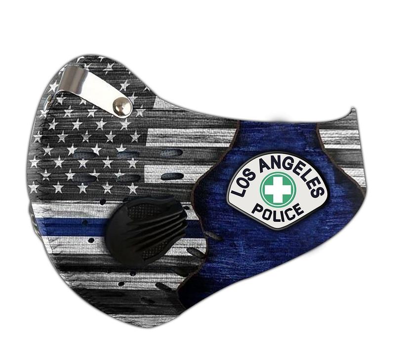 Los angeles police department filter activated carbon face mask 1