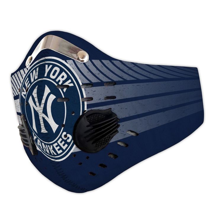MLB new york yankees filter activated carbon face mask 3