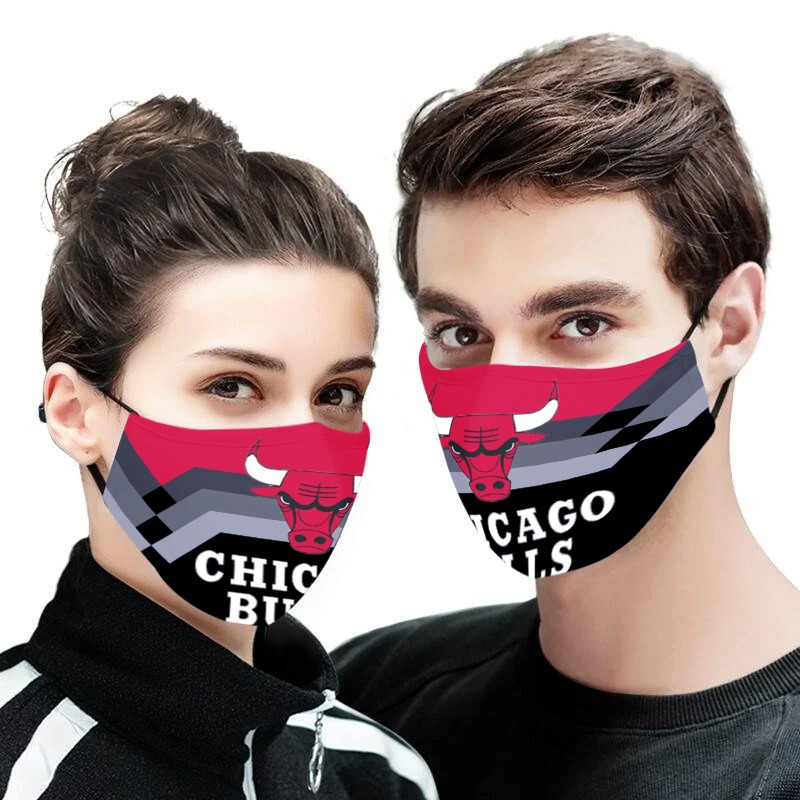 NBA chicago bulls full printing face mask 1