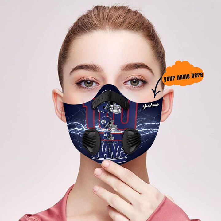 New york giants logo filter activated carbon face mask 1