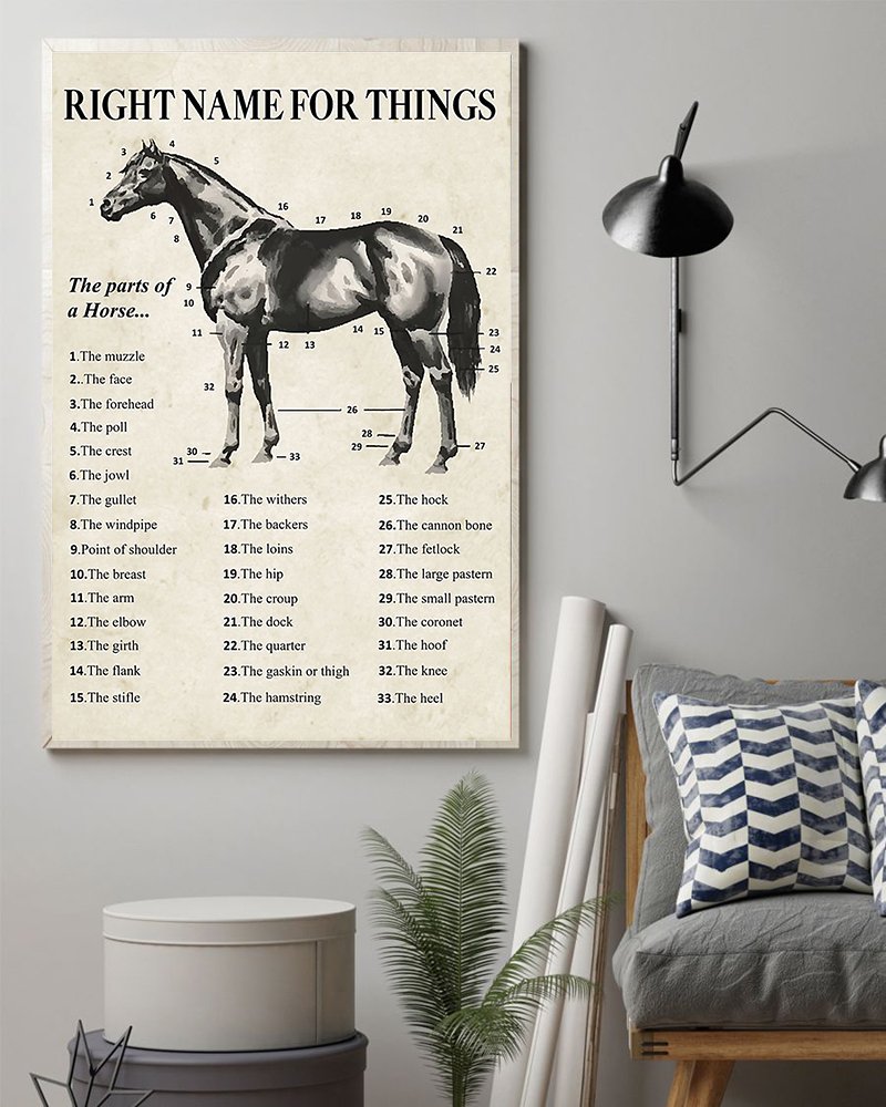 Right name for things horse poster 3
