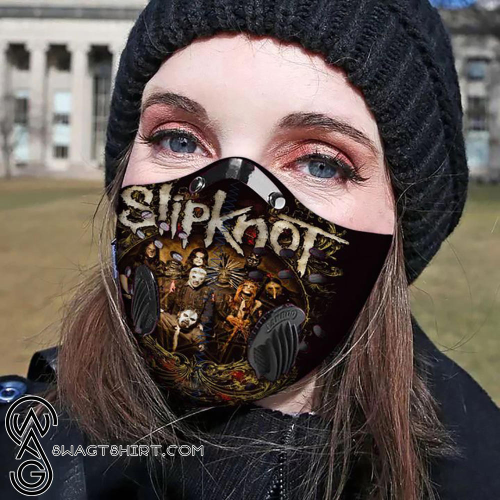 Rock band slipknot carbon pm 2,5 face mask