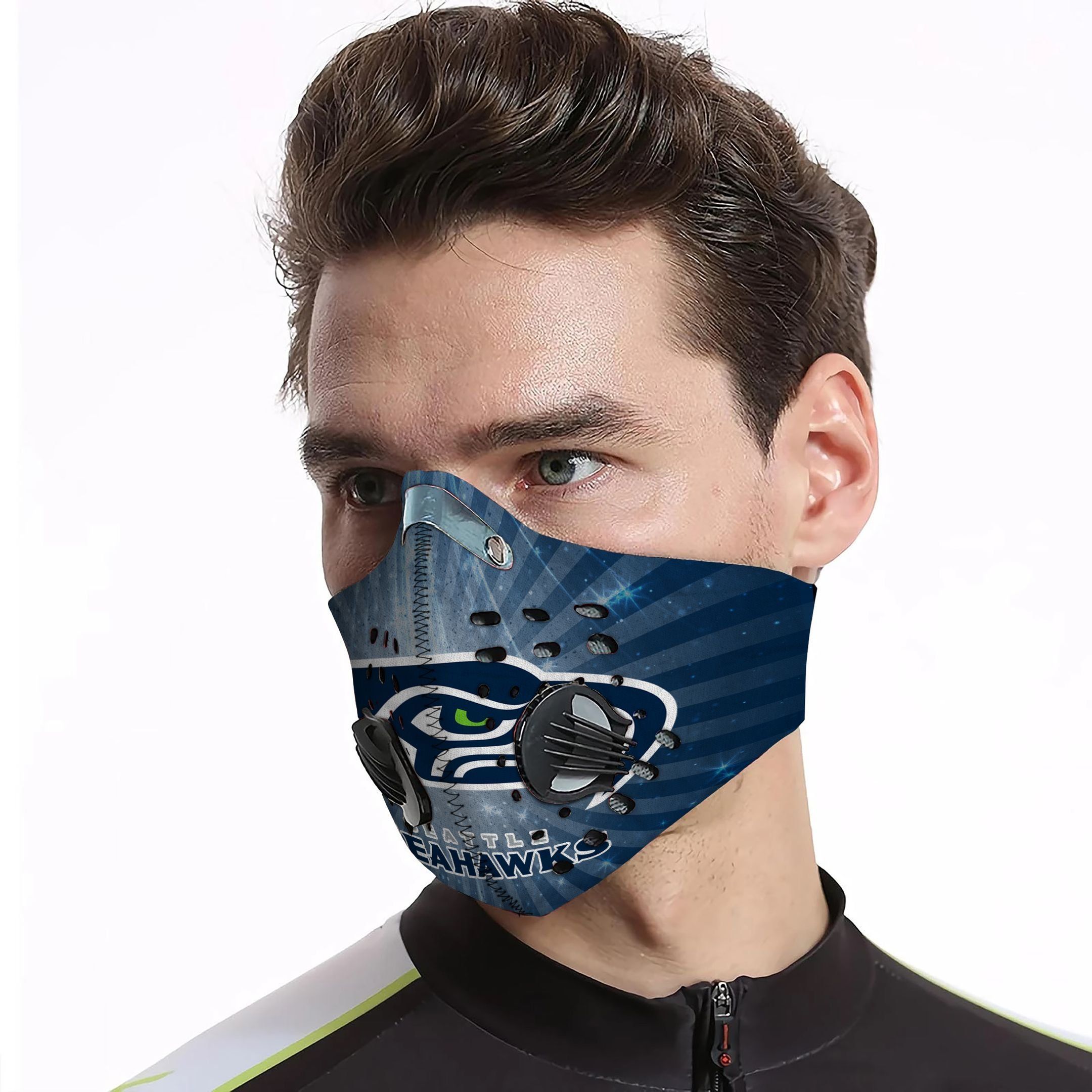 Seattle seahawks carbon pm 2,5 face mask 3