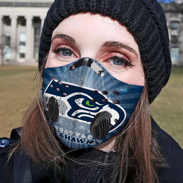 Seattle seahawks carbon pm 2,5 face mask