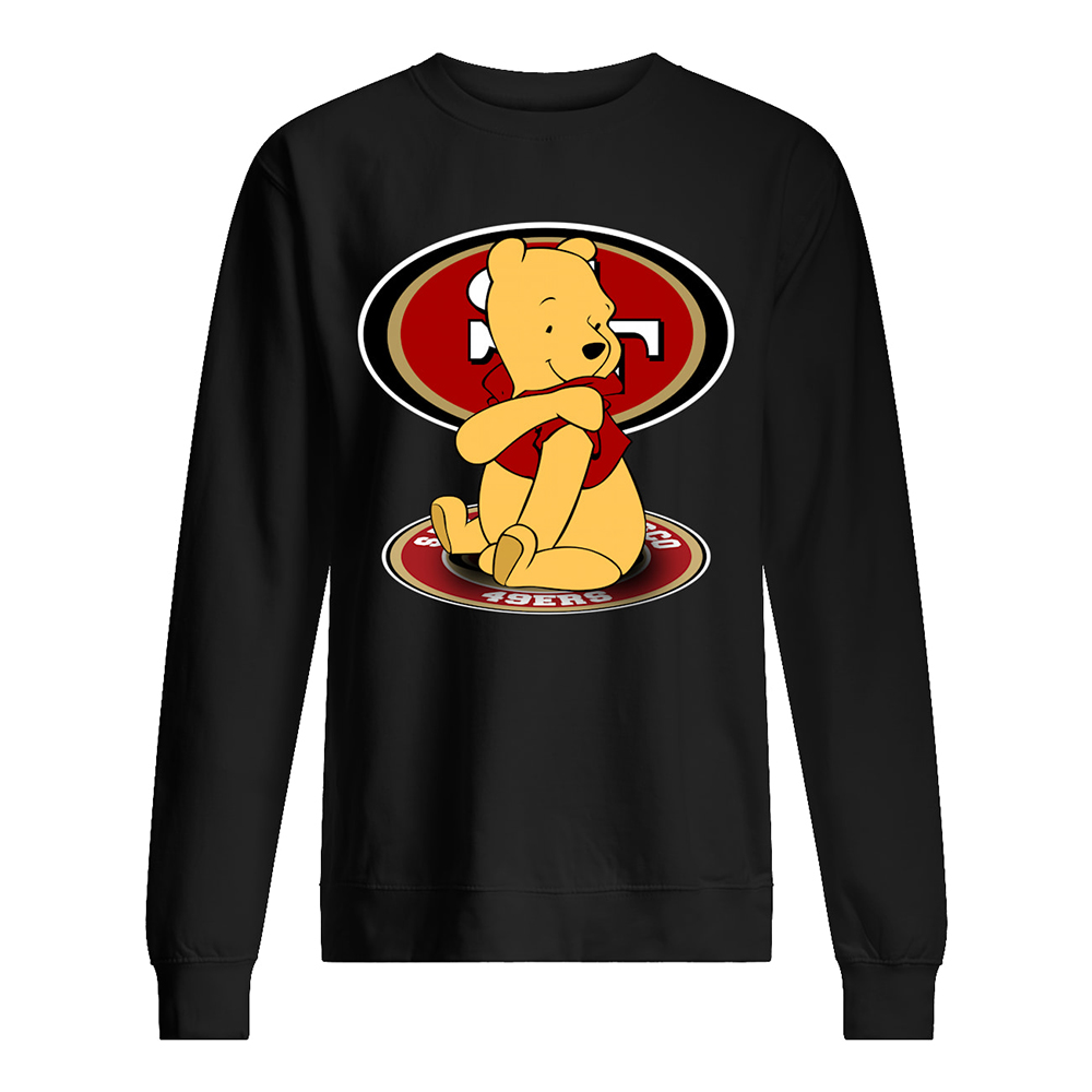 The pooh nfl san francisco 49ers sweatshirt