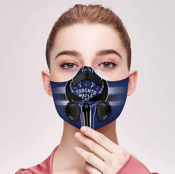 Toronto maple leafs filter activated carbon face mask 4