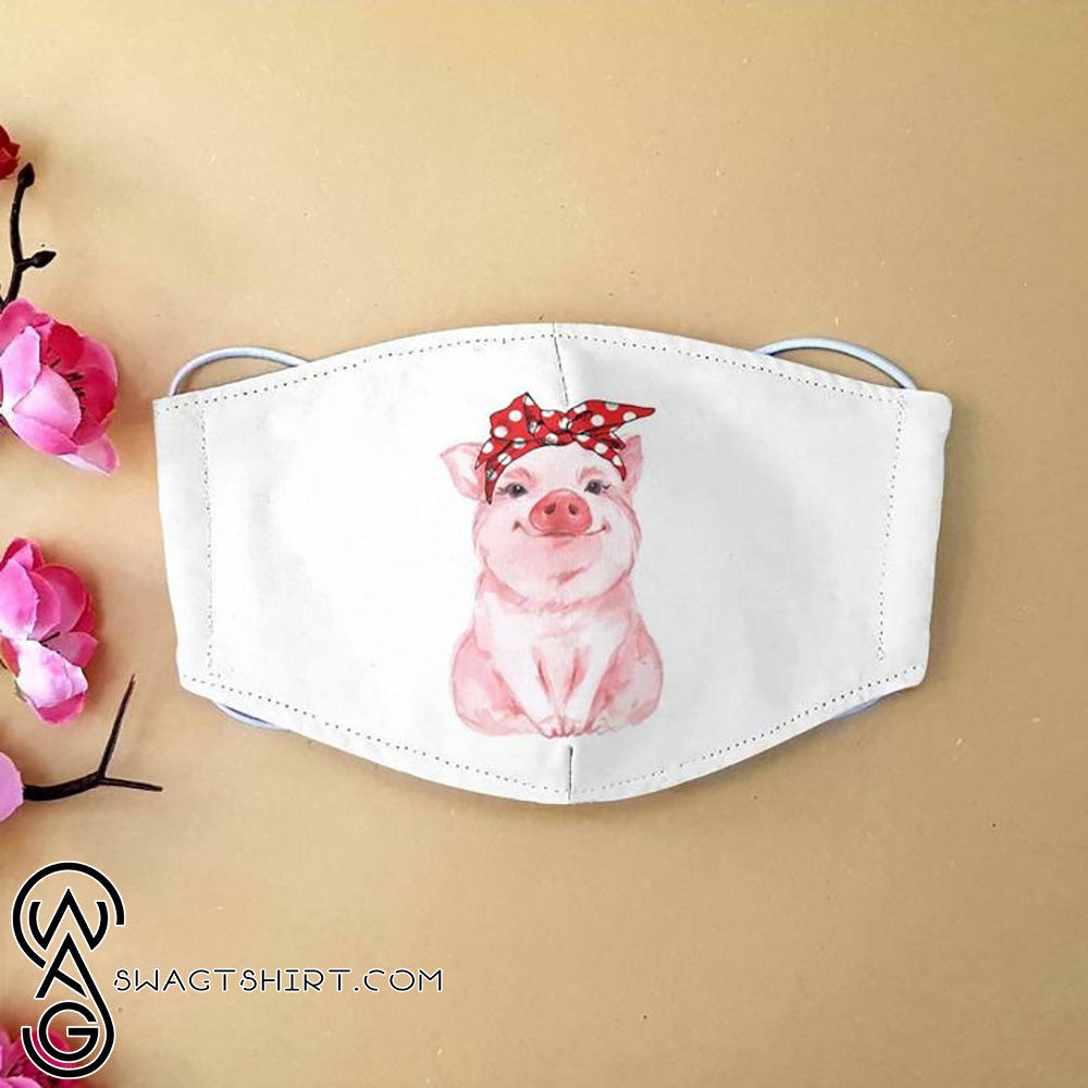 Baby pig anti-dust cotton face mask