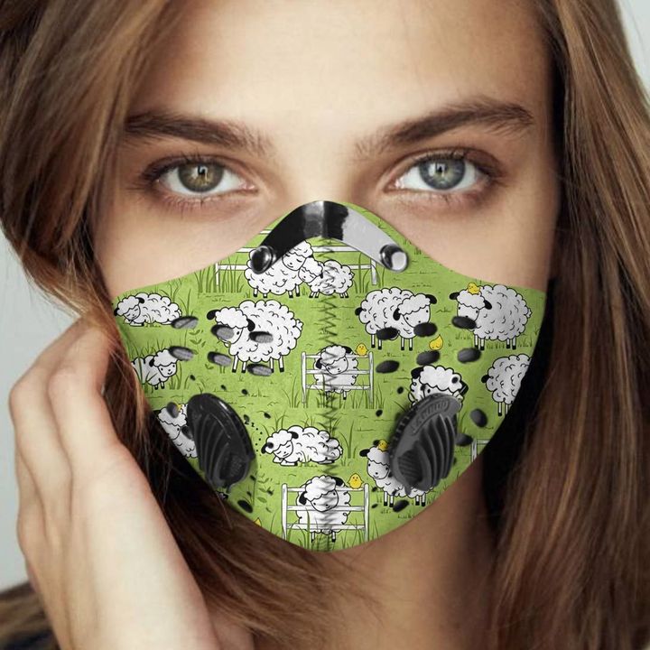 Baby sheep filter activated carbon face mask 3