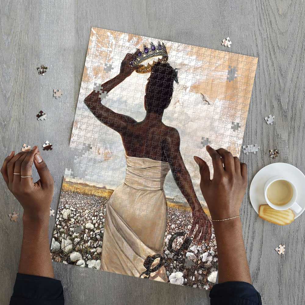 Black queen jigsaw puzzle 4