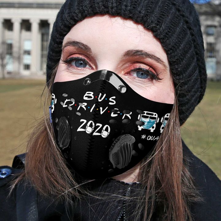 Bus driver 2020 quarantined filter activated carbon face mask 3