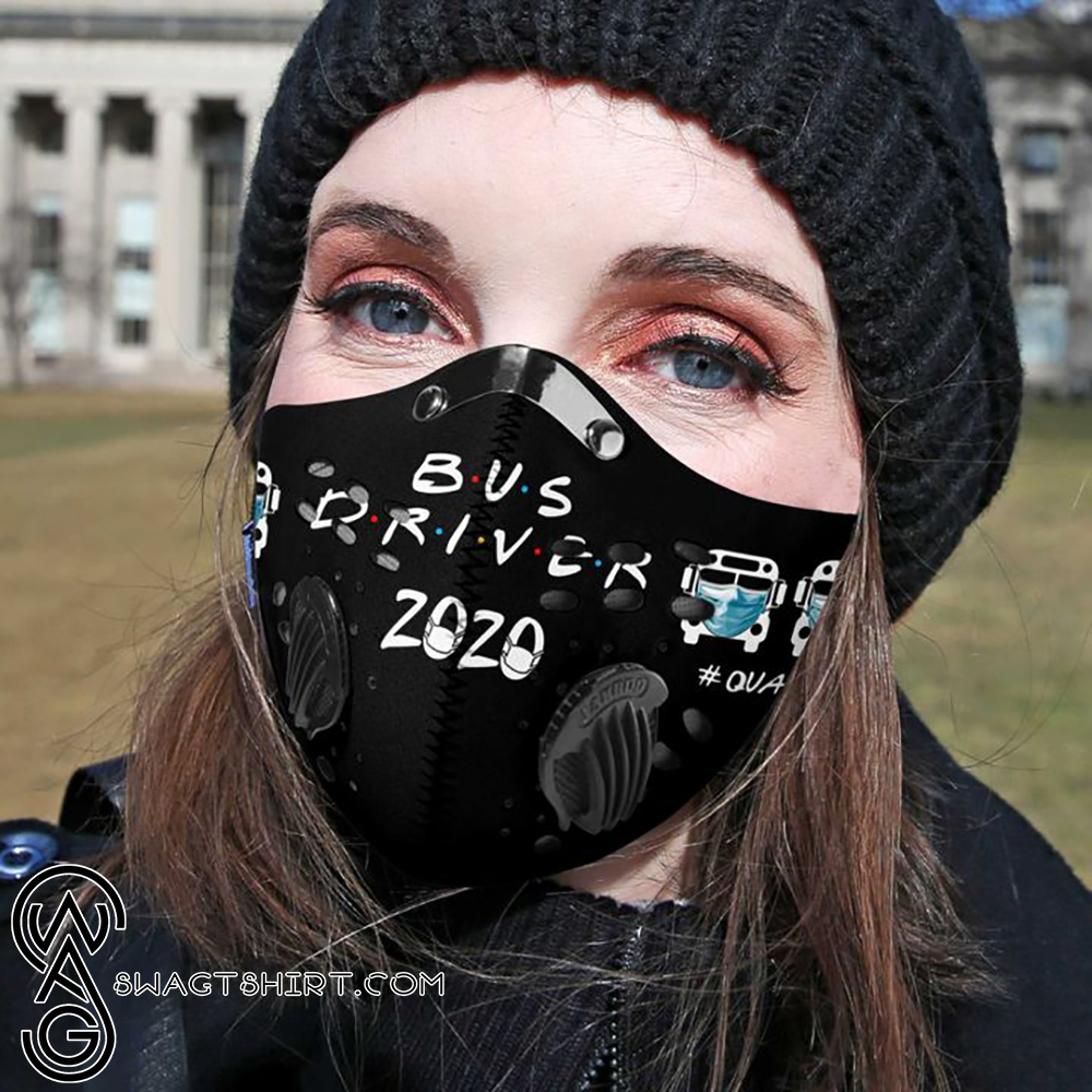 Bus driver 2020 quarantined filter activated carbon face mask