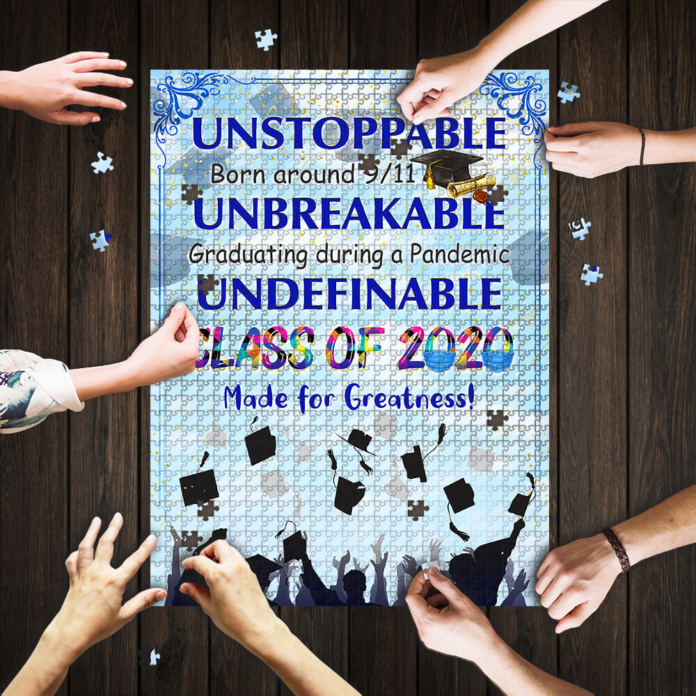 Class of 2020 made for greatness jigsaw puzzle 1