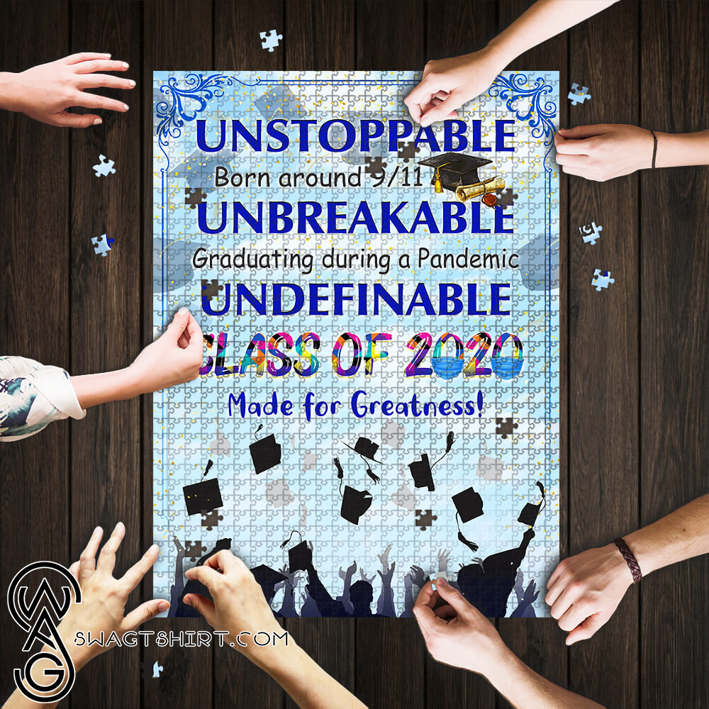 Class of 2020 made for greatness jigsaw puzzle