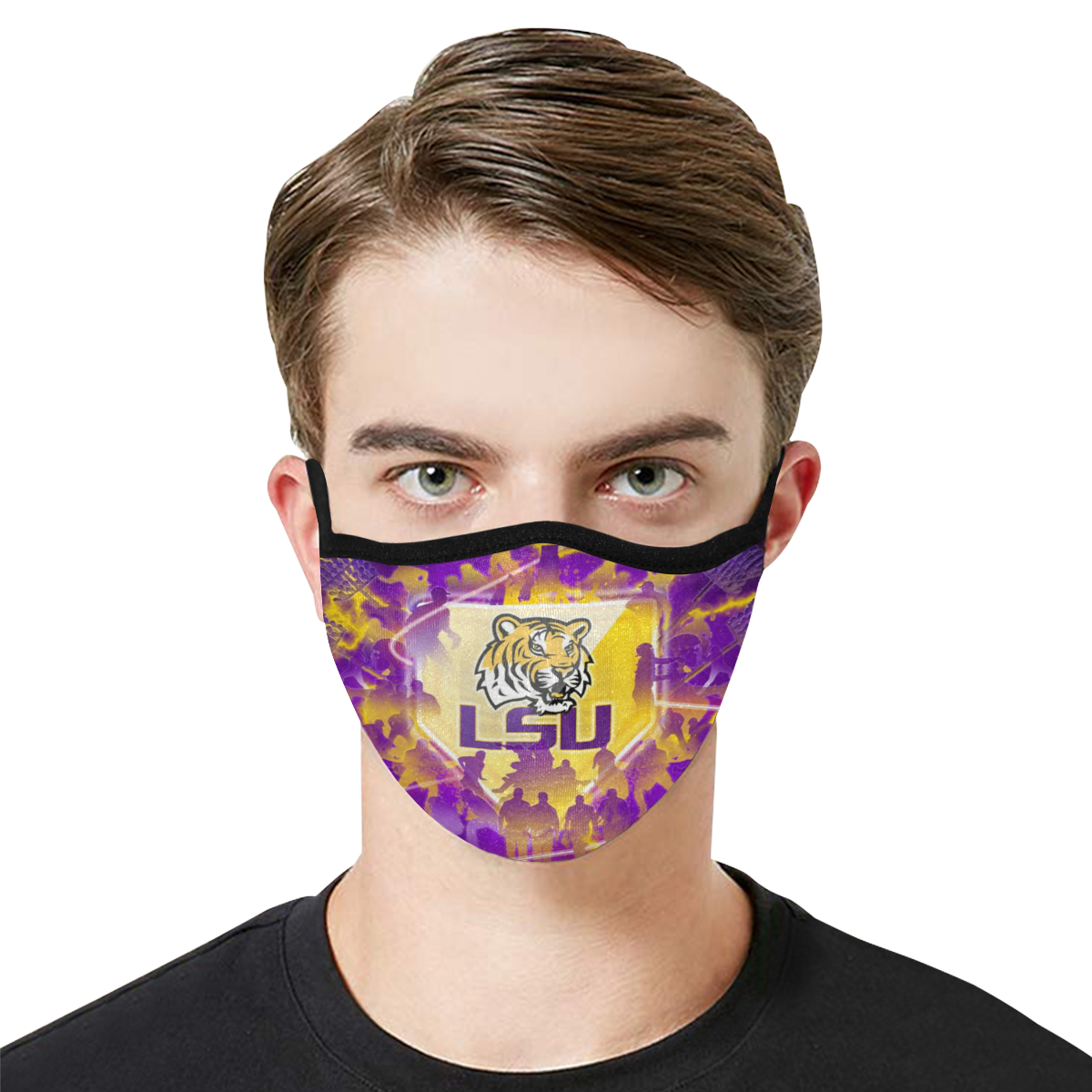 LSU tigers football anti-dust cotton face mask 1