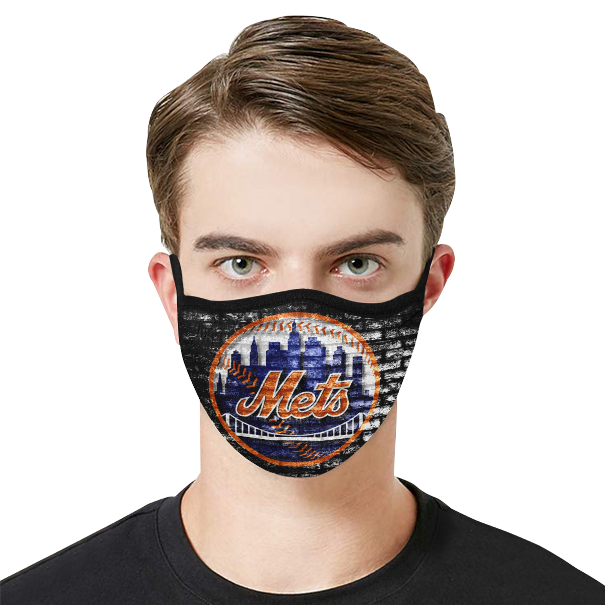 Major league baseball new york mets cotton face mask 2