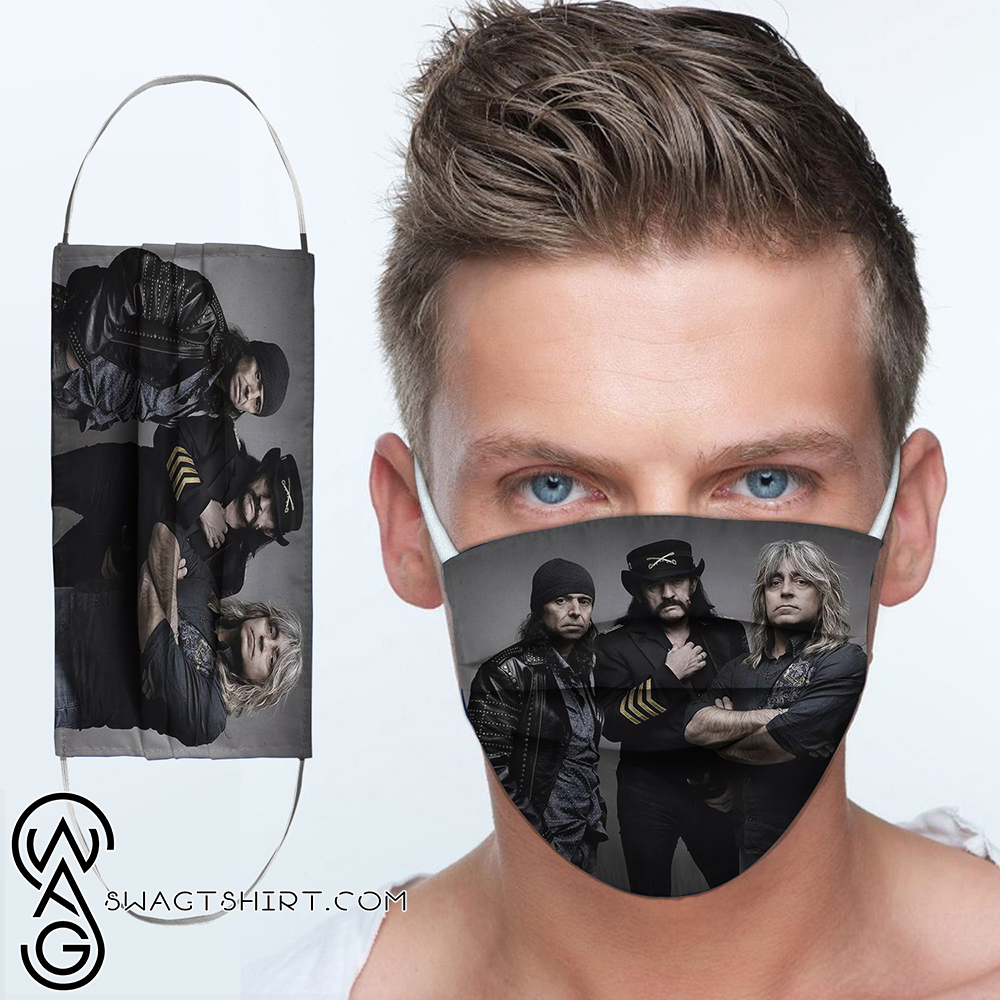 Motorhead rock band anti-dust cotton face mask