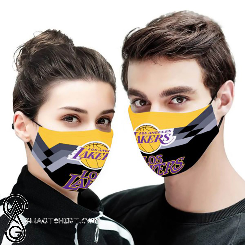 National basketball association los angeles lakers cotton face mask