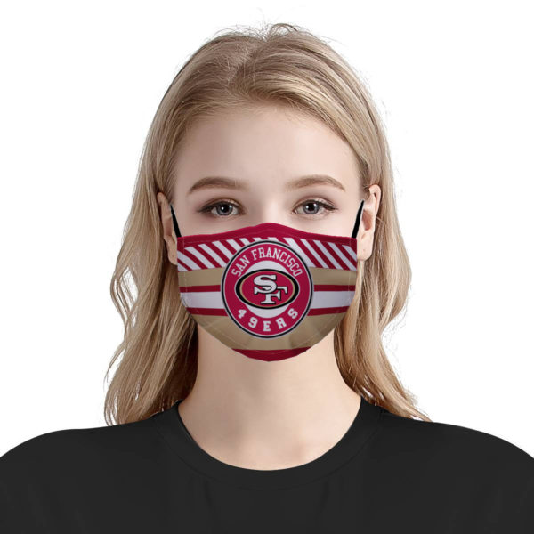 National football league San Francisco 49ers team cotton face mask 1