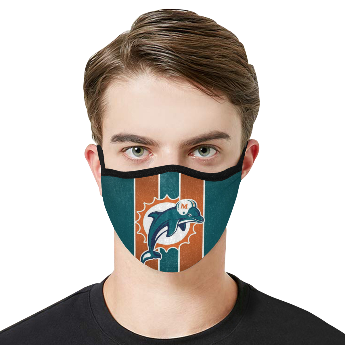 National football league miami dolphins team cotton face mask 1