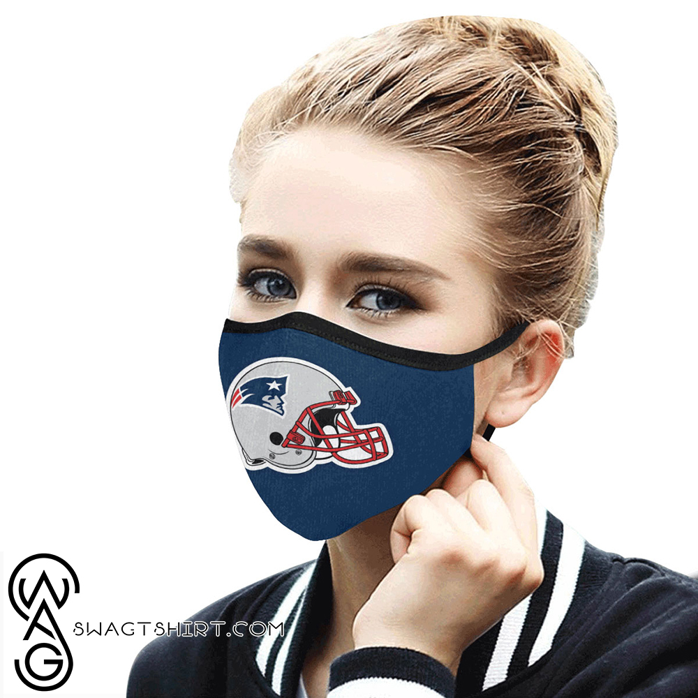 National football league new england patriots cotton face mask