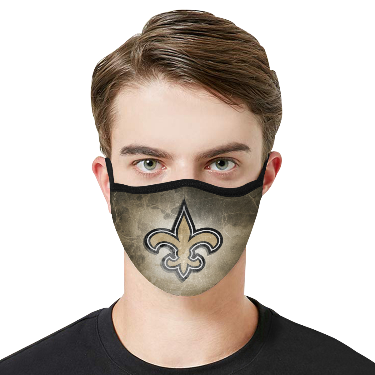 National football league new orleans saints cotton face mask 1