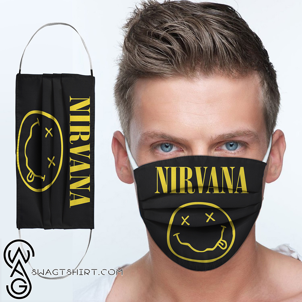 Nirvana rock band anti-dust cotton face mask