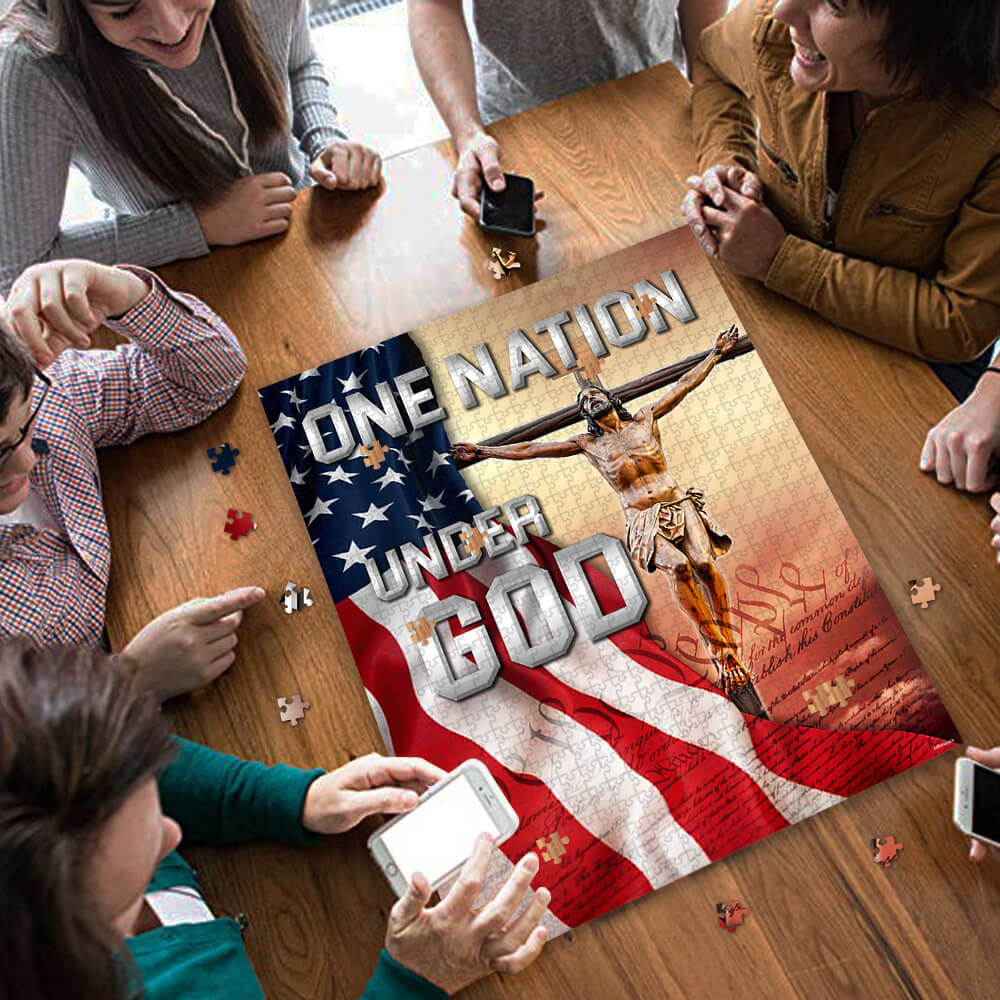 One nation under god jigsaw puzzle 4