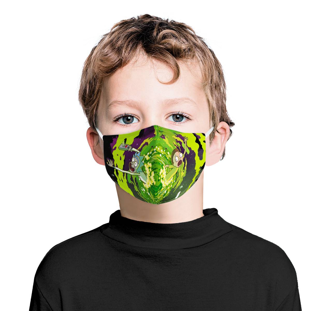 Rick and morty tv show anti-dust cotton face mask 2