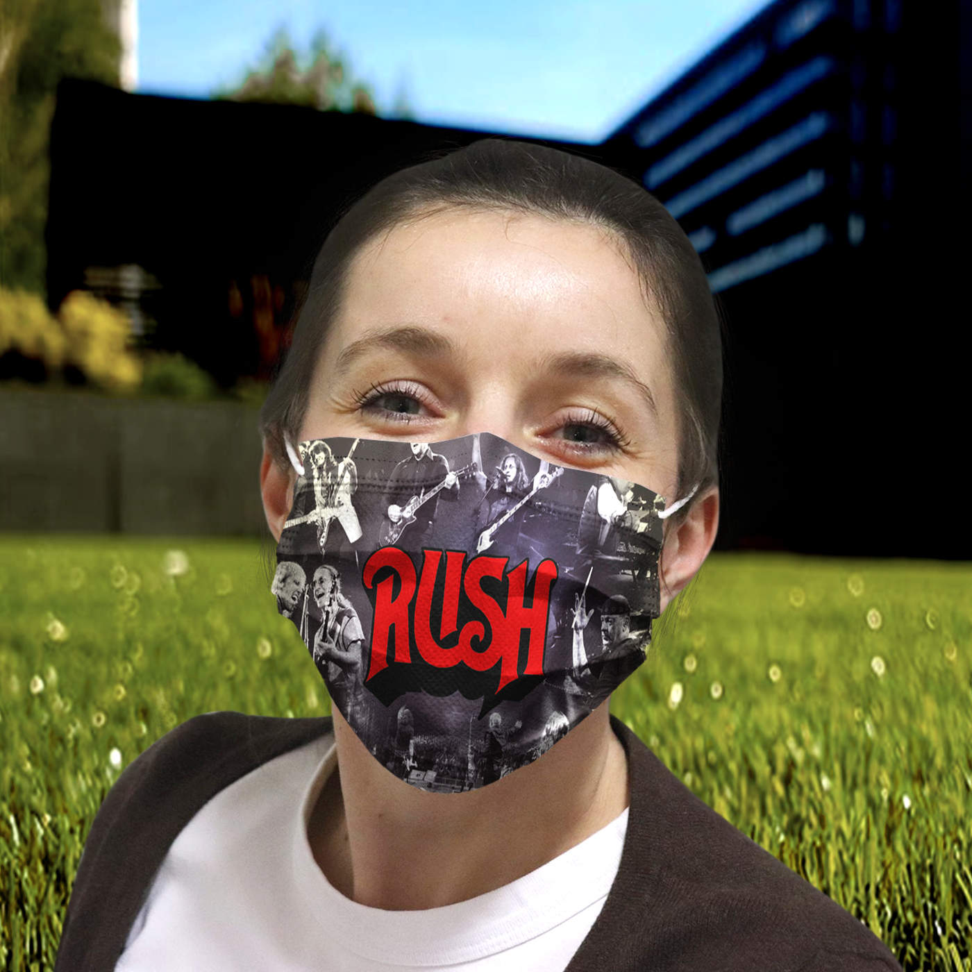Rush rock band anti-dust cotton face mask 4
